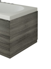 750mm MDF End Bath Panel 2 Piece Stylish Durable Bath Panels Avola Grey