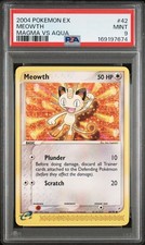2004 POKEMON EX TEAM MAGMA VS TEAM AQUA #42 MEOWTH PSA 9 on eBay