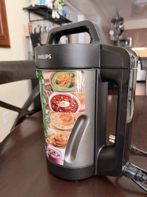 PHILIPS HR2204 SOUP MAKER 10-in-1 HOT COLD BLENDER w Power Cable