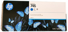 HP DesignJet 746 Cyan Vivid Photo Ink Cartridge 300ml Exp: 08-2028