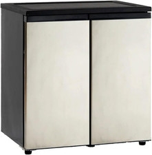 Mini Fridge Compact Side-By-Side Refrigerator with Freezer for Home Office or Do