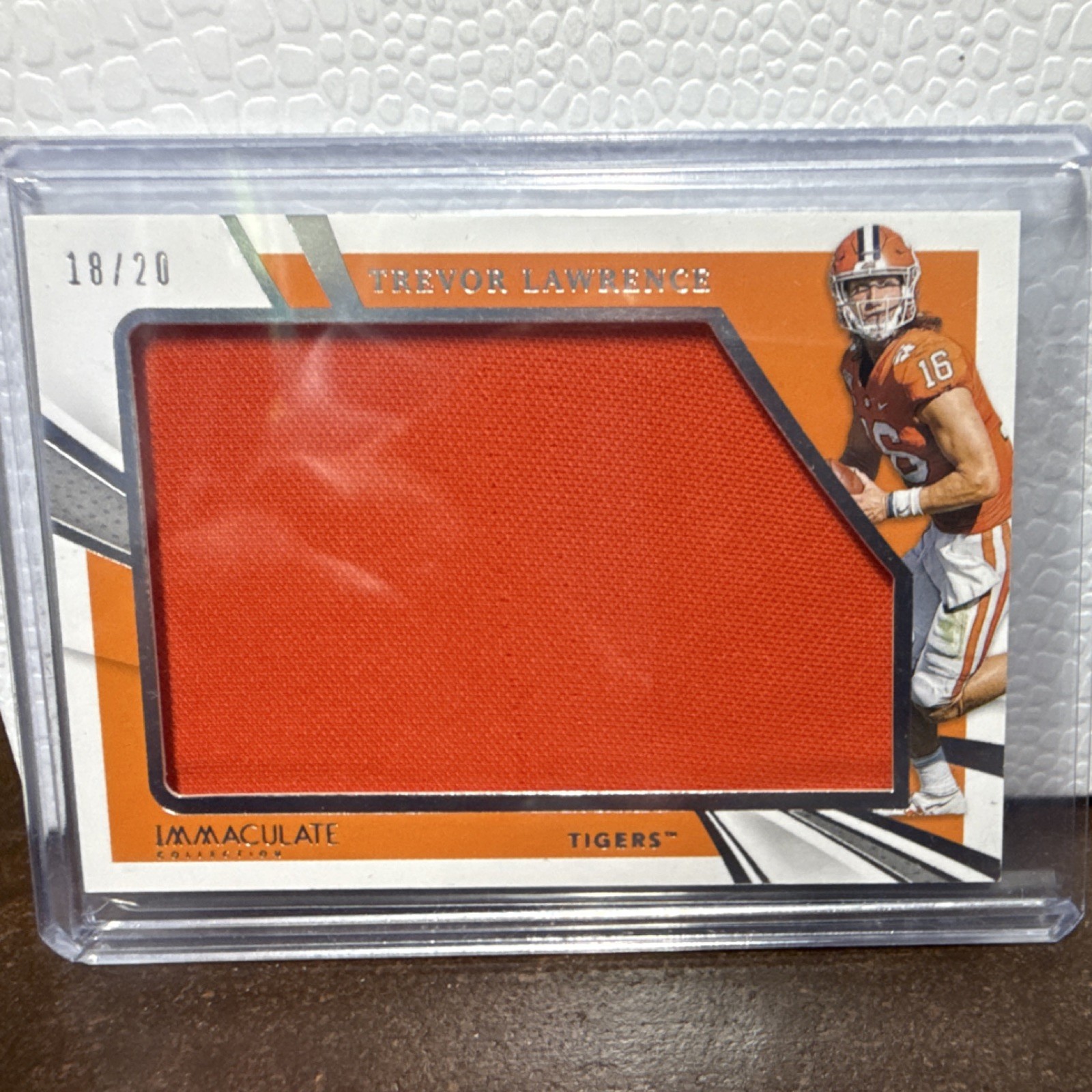Trevor Lawrence Panini Immaculate Collection Collegiate Immaculate Jumbos #IJTL Base