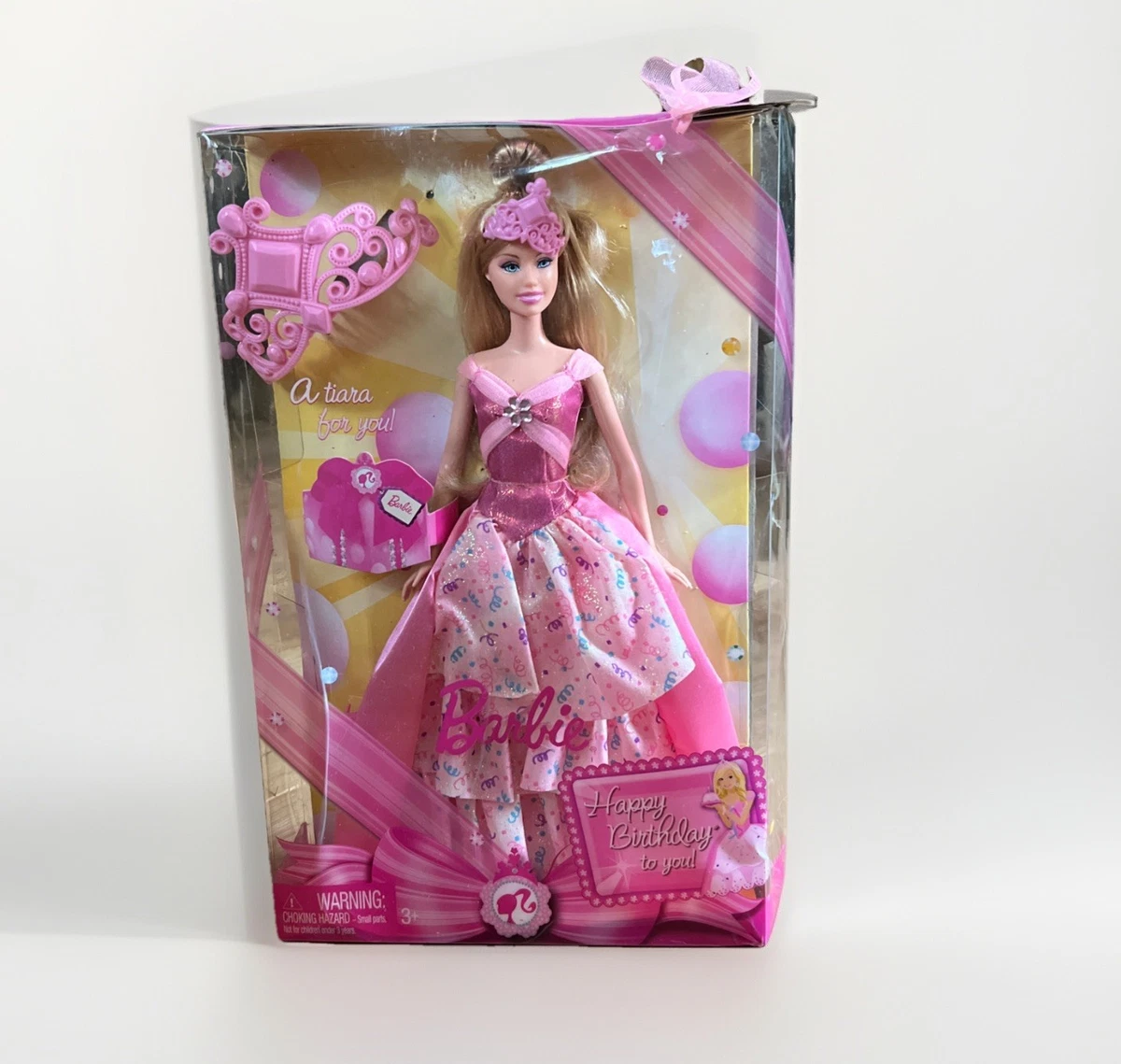 Happy Birthday Barbie Caucasian 2008 Year Manufactured Barbie 