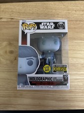 Funko Pop! Vinyl: Holographic Luke Skywalker (Glows In The Dark) - Entertainment