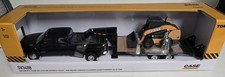 1/32 RAM 3500 Dually Quad Cab W/ CASE SV340B Skid Steer & Gooseneck Trailer