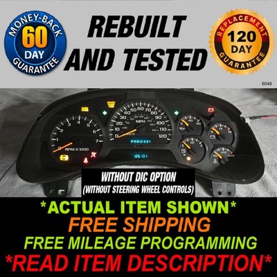 2002-2004 Chevy Trailblazer Gauge Cluster