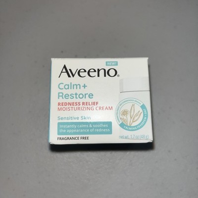 Aveeno Calm Restore Redness Relief Moisturizing Cream 1.7oz Sensitive Skin