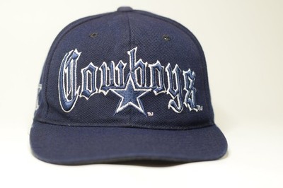 Dallas Cowboys Old English Script Star Logo Unisex Hat One Size Blue Wool Blend