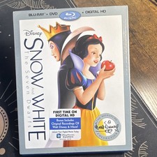 Disney Snow White and the Seven Dwarfs Blu-ray DVD Signature Edition- Preowned