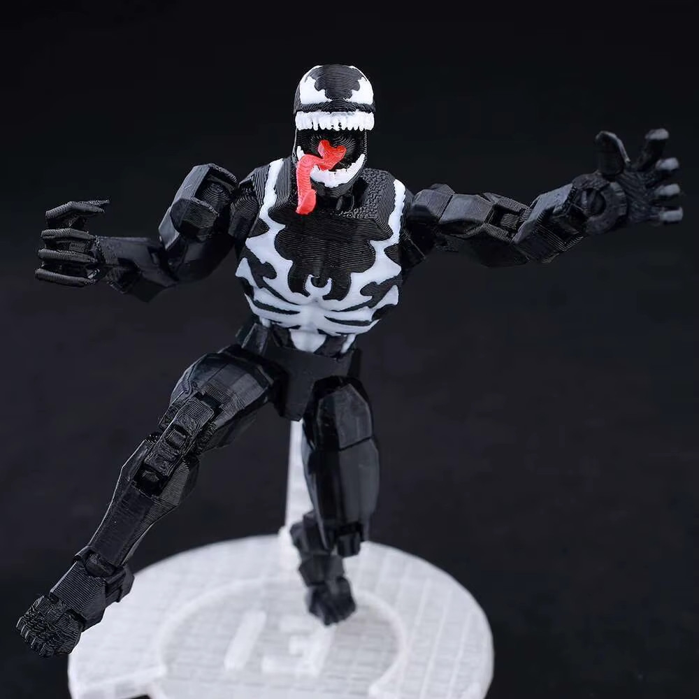 Venom Spider-Man Action Figures - 3D Printed T13 Multi-Jointed | eBay