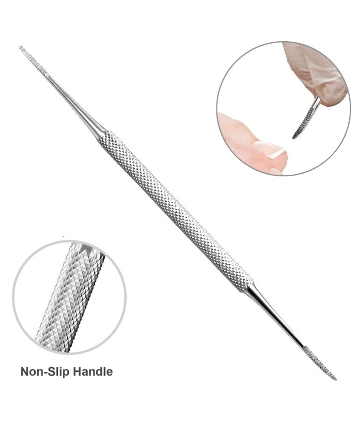 Lot 10 Pkg STAINLESS STEEL INGROWN TOENAIL LIFTER + FILE PEDICURE PODIATRY TOOLS