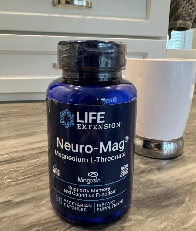 Pack de 3 90 cápsulas Life Extension Neuro-Mag treonato de magnesio Foto 2 de 3