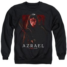 Azrael Bloody Face Unisex Adult Crewneck Sweatshirt,Black,S-5XL