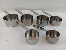 Endurance Stainless Steel Measuring Cups 18/10 Set Of 6 Heavy Duty 