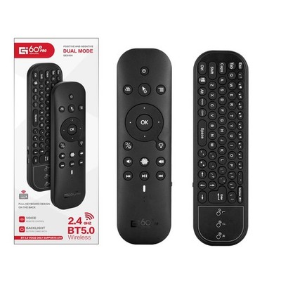 Voice Remote Control with 2.4G USB Dongle, Bluetooth Rechargeable Backlit Min...