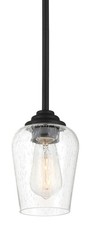 Minka Lavery 4921 Shyloh 1 Light 5"W Vantage Convertible Mini - Coal