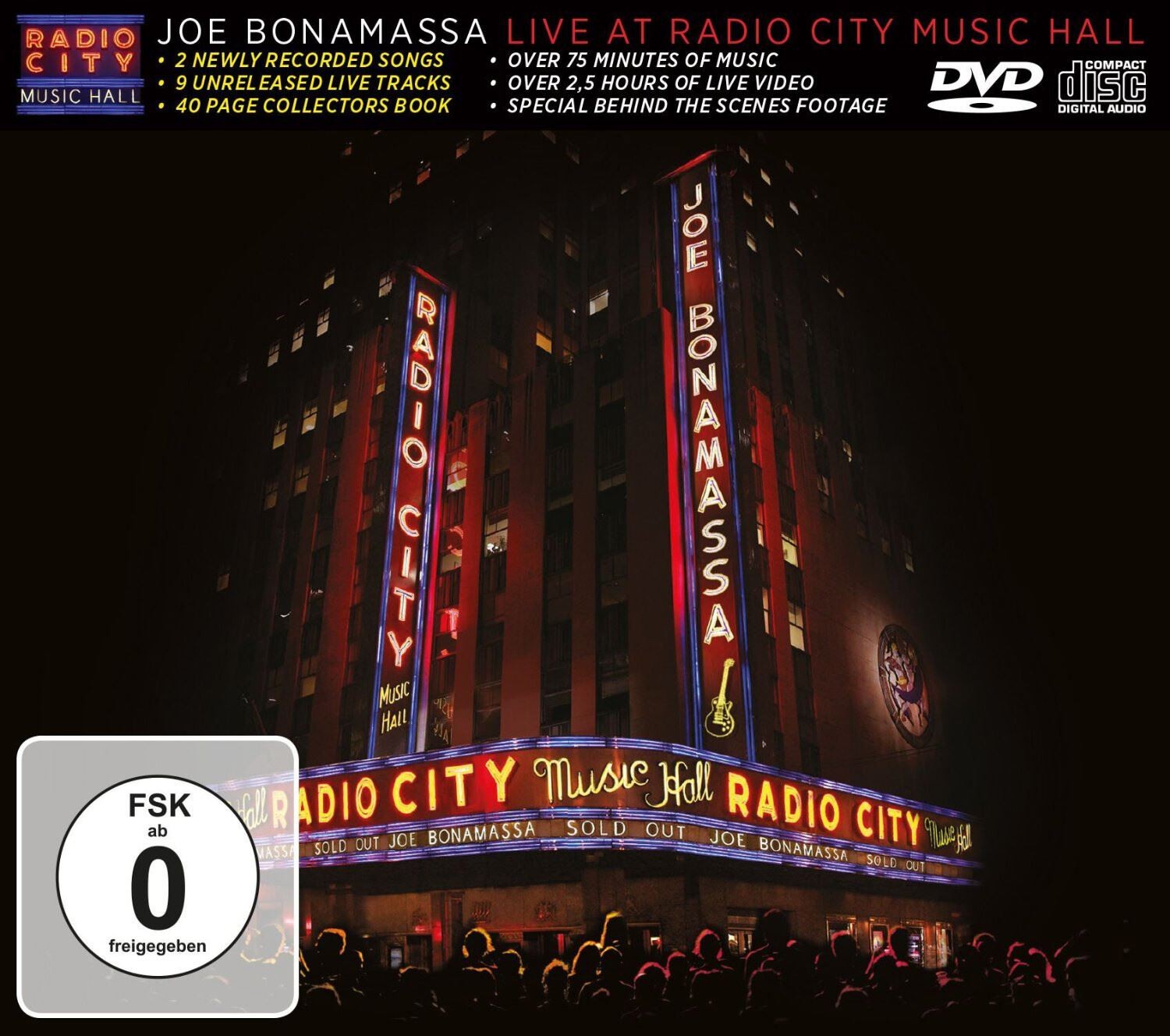 Live at Radio City Music Hall - Joe Bonamassa (Provogue) CD/DVD Album