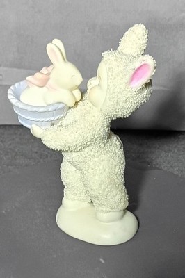 Vintage Dept 56 Snowbabies ''A Basket Of Love''