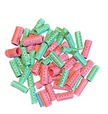 Vintage Plastic Hair Roller Curlers Lot 51pcs 