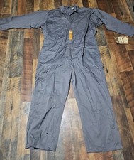 Schmidt Work Leisure Twill Coverall Mens 3XL Gray Mechanic Chore Zip Snap Myers