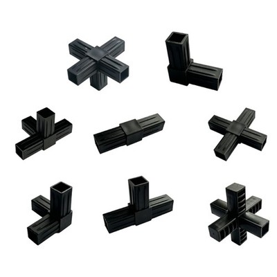 20x20mm Square Tube Aluminum Alloy Elbow Pipe Fitting Easy to Installation