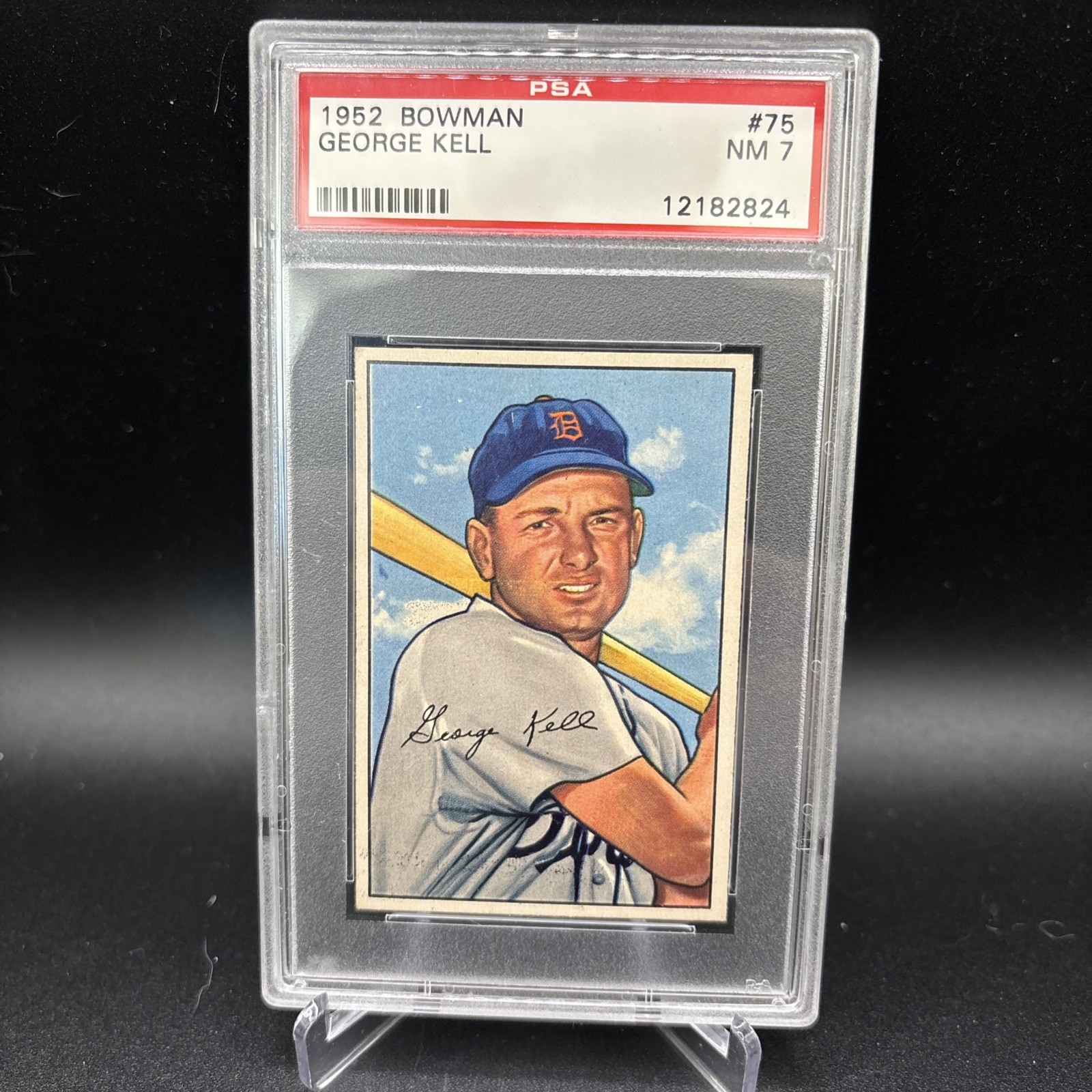 1952 Bowman #75 George Kell PSA 7 H.O.F