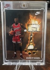 MICHAEL JORDAN NIKE PROMO CARD BURN IT DOWN DUNK SEALED