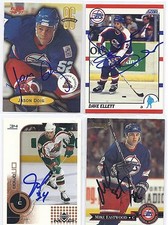 Mike Eastwood Signed / Autographed Hockey Card Winnipeg Jets 1995 Donruss 