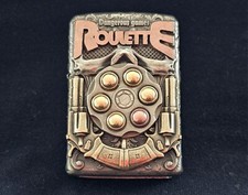 Doppelt REVOLVER Pistole Gun 3d zippo Roulette, Dangerous Game, Lucky/Glück, neu
