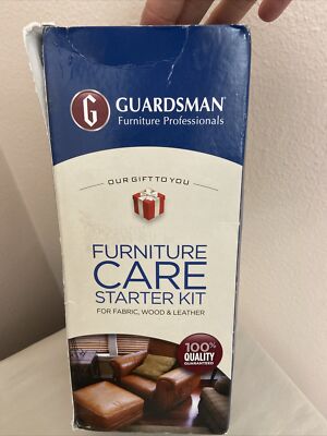 NEW Guardsman Furniture Care Starter Kit for Fabric, Wood & Leather 100% Quality