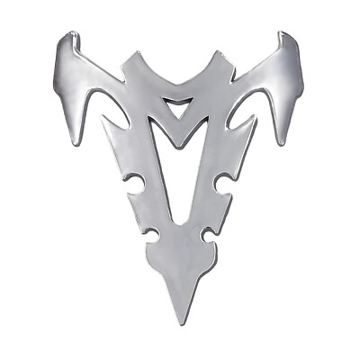 3D Chrom Aufkleber Fantasy Design Auto KFZ Logo A V Symbol Emblem Wasserfest
