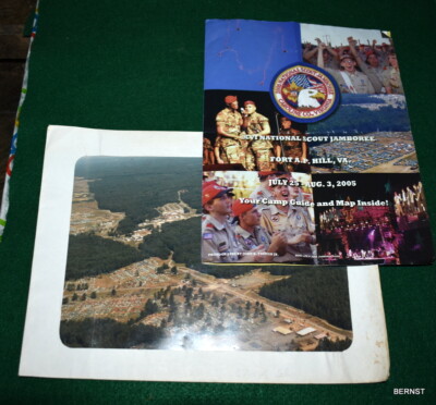 BOY SCOUT - 2005 JAMBOREE AERIAL PHOTO AND BOYS' LIFE MAP INSERT