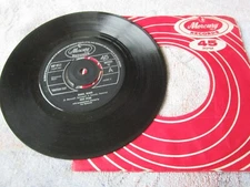 Kris Ryan And The Questions Marie, Marie Mercury MF852 Mono 3 prong 7inch Single