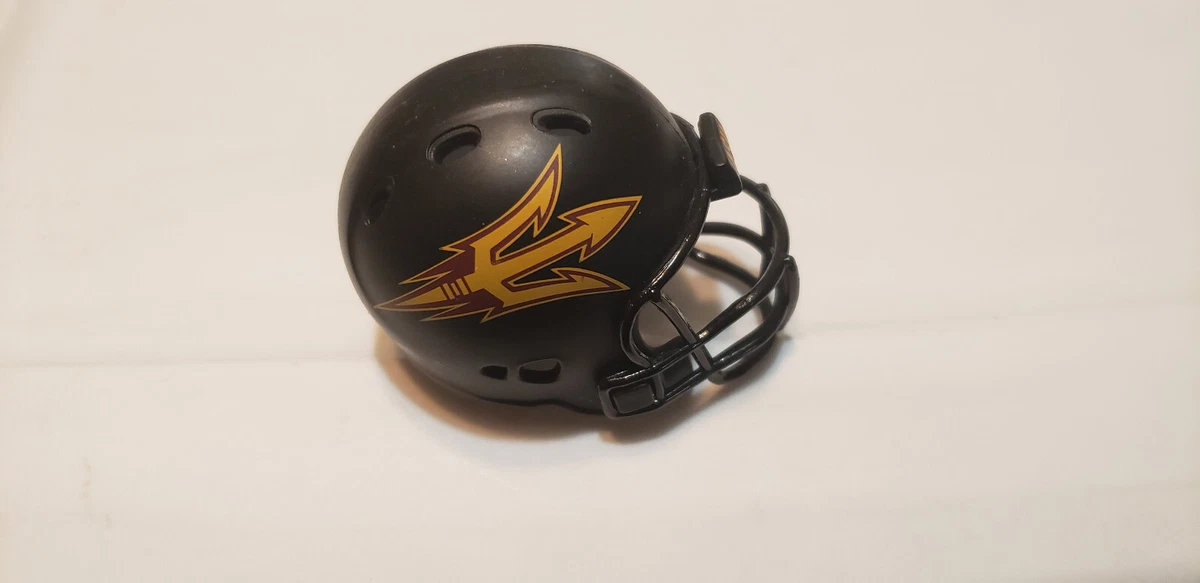 ARIZONA STATE SUN DEVILS MATTE BLACK PAC 12 18 POCKET PRO HELMET