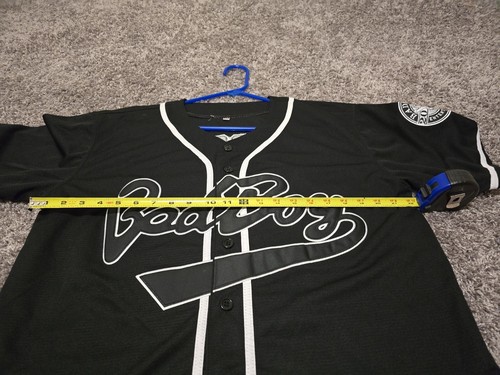 Bad Boy #10 Biggie Smalls Black Baseball Jersey Button Shirt Men's Size: M - Picture 3 of 9