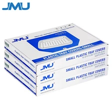 1500（3Boxes）JMU Disposable Dental B Tray Sleeve Cover Clear Plastic 10.5" x 14"