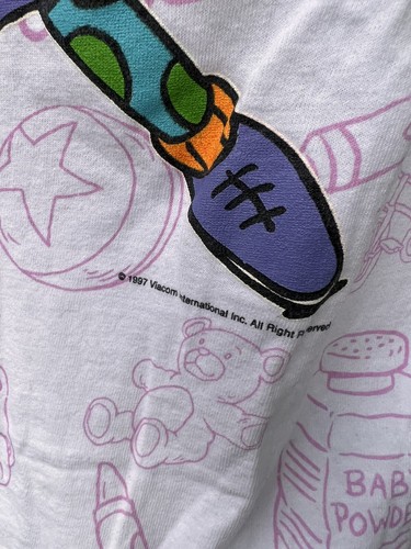 Vintage 90s 1997 Nickelodeon Rugrats T-shirt Cartoon Movie Cynthia Angelica USA - Picture 4 of 7
