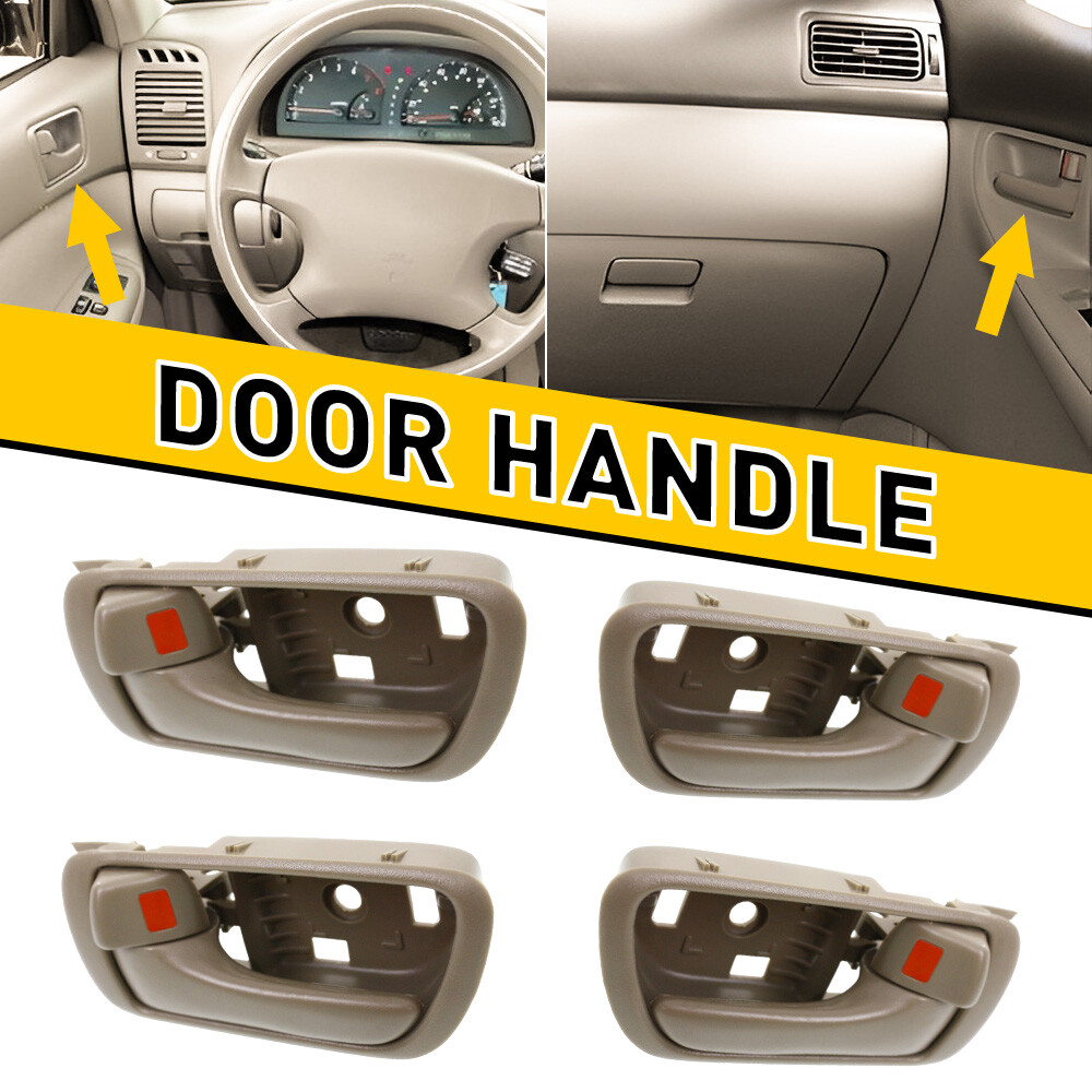 Tan Inside Door Handle For 1997-2001 Toyota Camry - Right Side, Front Or Rear, Direct Replacement