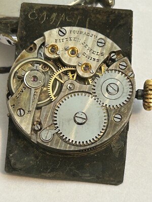 vintage movado Manual 15 jewels full working handaufzug 30mm x 20mm  (R396)