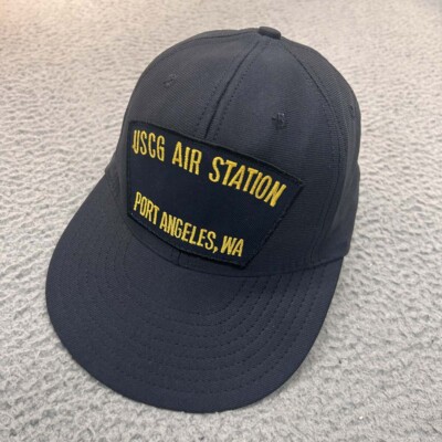 VTG USCG Air Station Port Angeles WA Hat Cap Mens Baseball Cap One Size Coast