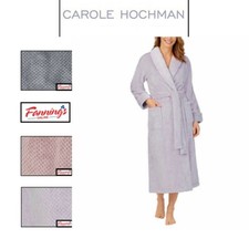 Carole Hochman Luxuriously Plush Textured Wrap Robe  J64