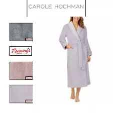 Carole Hochman Luxuriously Plush Textured Wrap Robe | J64