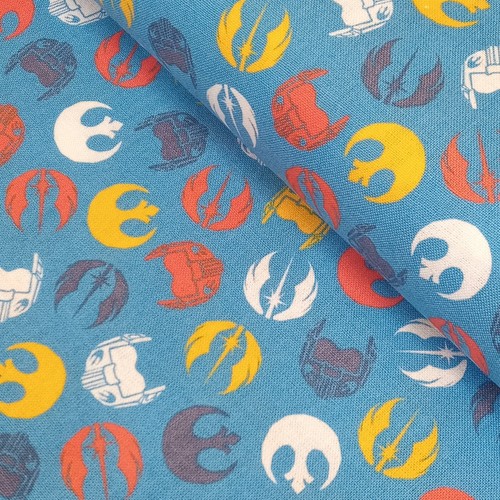 25 Star Wars Cotton Fabrics Darth Vader Mandalorian Baby Yoda PER METRE - Picture 90 of 178