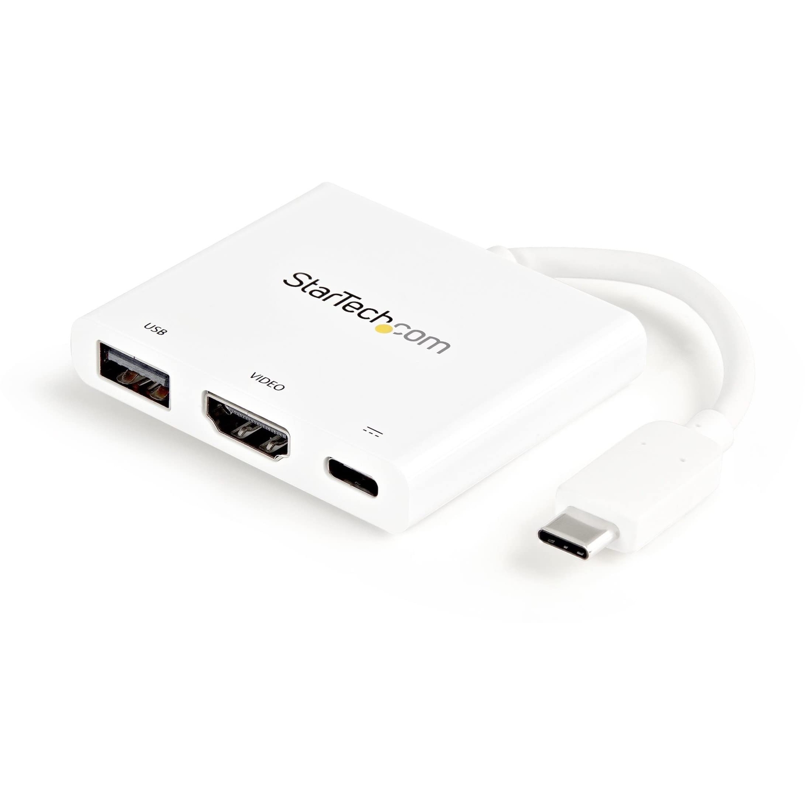 StarTech.com USB-C to HDMI Adapter - White - 4K 30Hz - Thunderbolt 3 Compatible