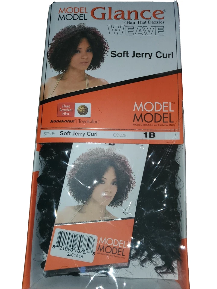 Model Glance Weave Soft Jerry Curl Color #4 Hair That Dazzles Flame Retardant - Image 3 of 4