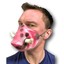 thumbnail 73 - Half Face Comedy Funny People Face Mask Stag Hen Latex Party Masks Masquerade