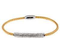 Steel By Design Woven Cable Crystal Pave Bracelet Bracelet Magnetic Clasp Qvc Steel By Design Woven Cable Crystal Pave Bracelet Bracelet Magnetic Clasp Qvc