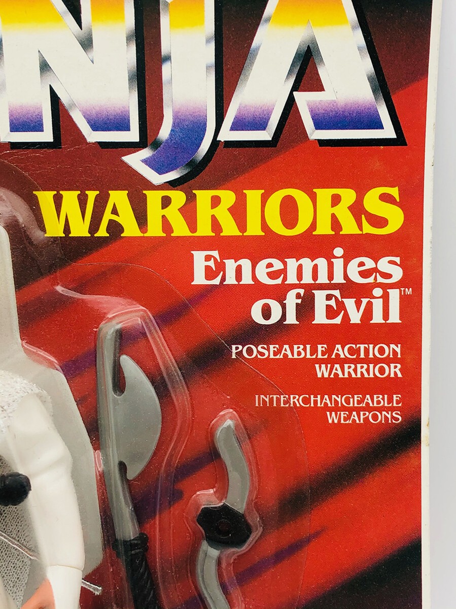 Vintage 1986 Hasbro Ninja Warriors Enemies of Evil Dojo Kan. MOMC