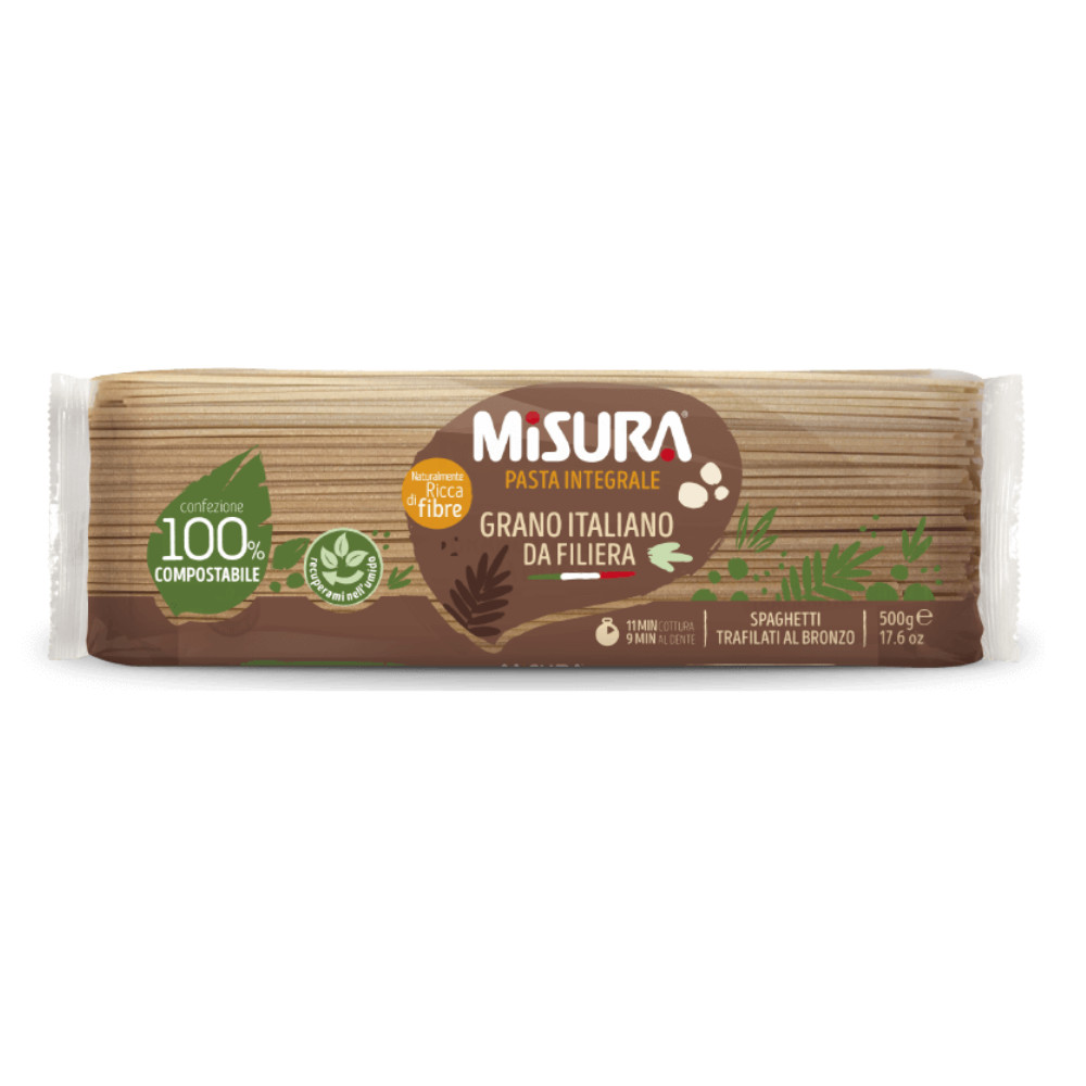 Misura Spaghetti Integrali Con Germe Di Grano 500 G - Immagine 2