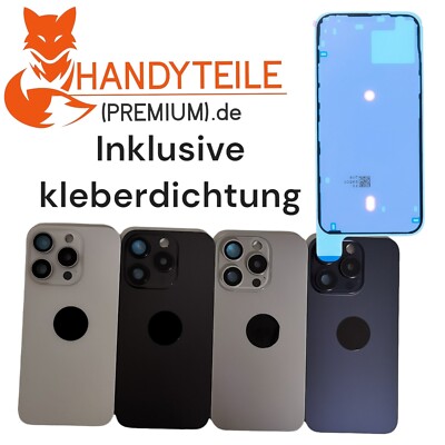 Akkudeckel Für iPhone 15 Pro Max Komplett Backcover Rückseite Top Alle Farben 